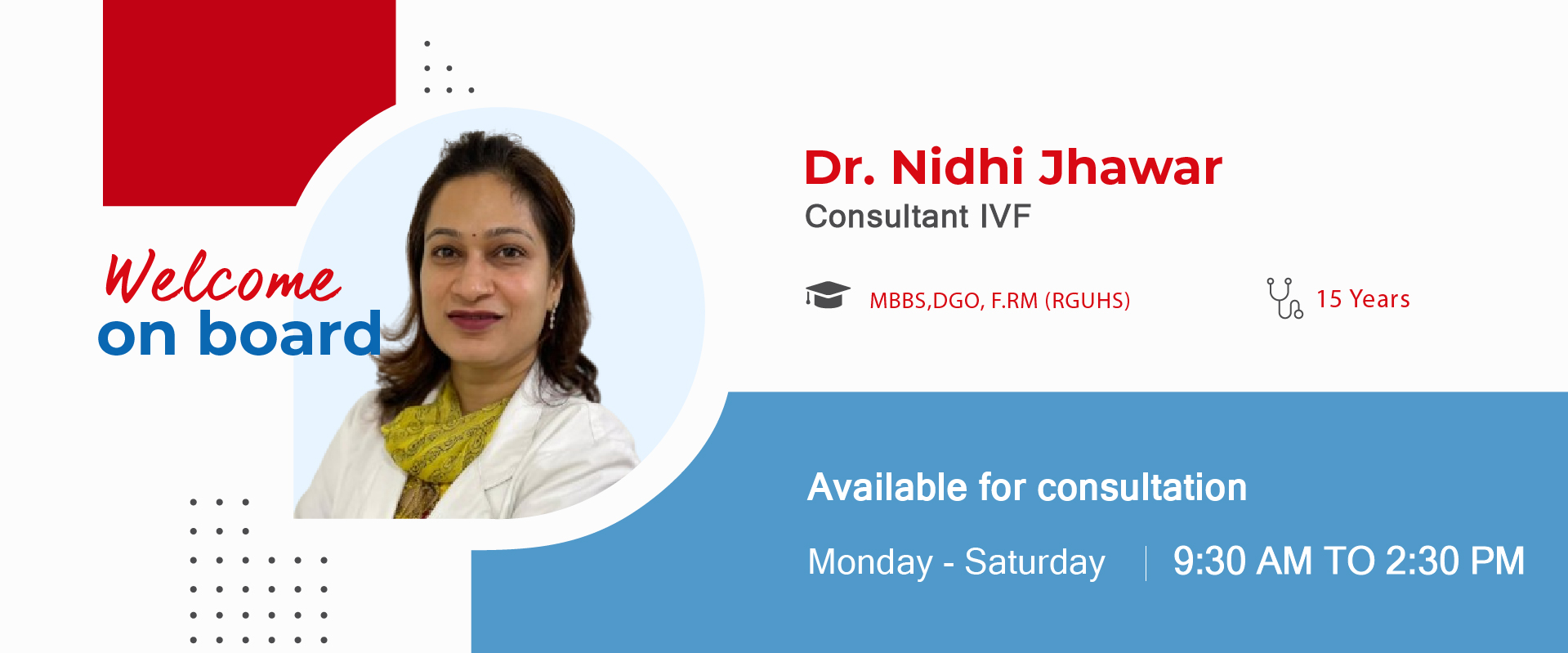 Gynecologist and fertility specialist