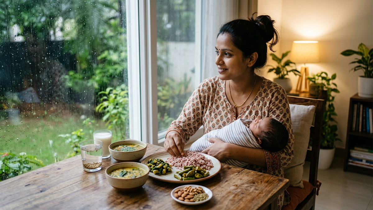 Breastfeeding diet monsoon 